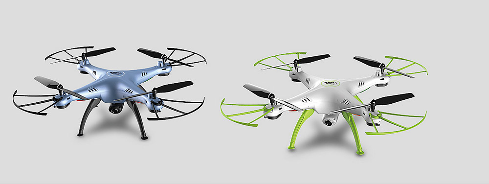 Syma X5HW WIFI FPV with 0.3MP HD Camera Altitude Hold 3D Roll 2.4G 4CH 6Axis RC Quadcopter RTF - Blue
