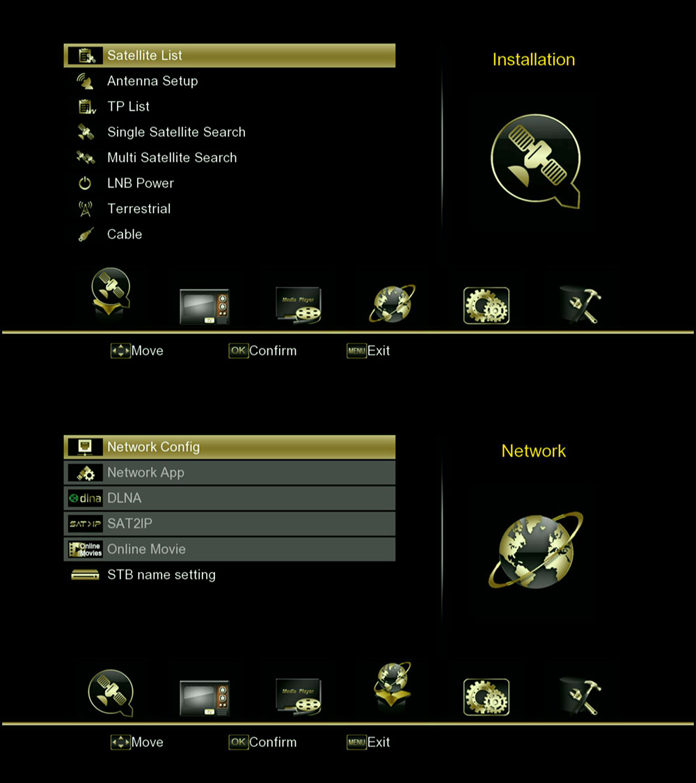 Freesat V8 Golden Full HD DVB-S2+T2+Cable 1080P TV Box Satellite Receiver Support Full Speed USB 3G Dongle Youtube via Wifi Dongle