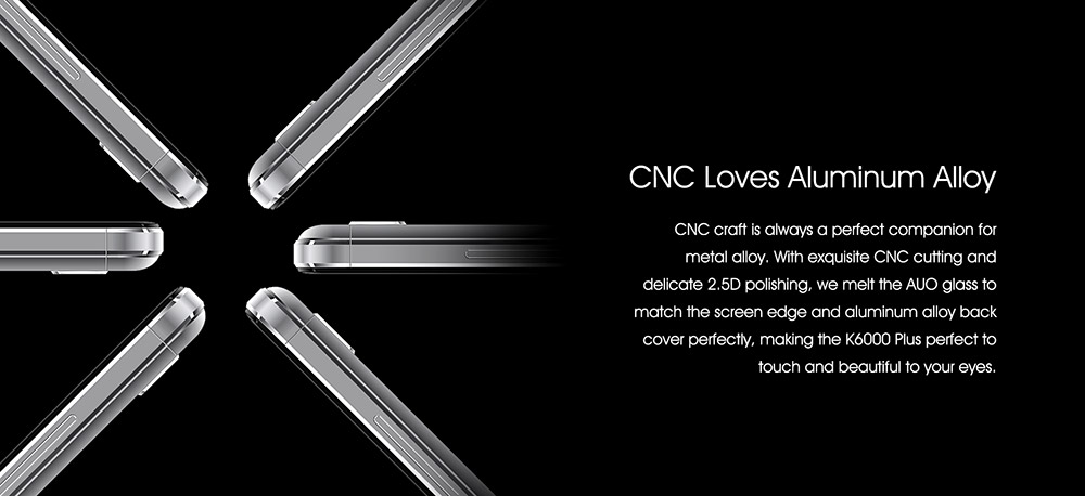 [HK Stock]OUKITEL K6000 PLUS 5.5 Inch FHD 2.5D Asahi Glass Screen 4GB RAM 64GB ROM 16MP Cam MT6750T Octa Core 4G LTE Android 7.0 Smartphone Touch ID 6080mAh Big Battery HiFi - Gold