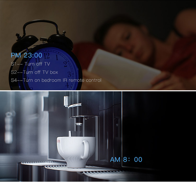 Smart WiFi Strip Works with Alexa APP Remote Control Timing Switch -White/US Plug