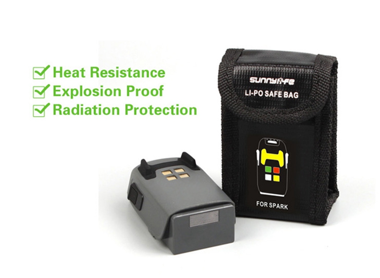 Battery Protective Bag for DJI Spark - Black