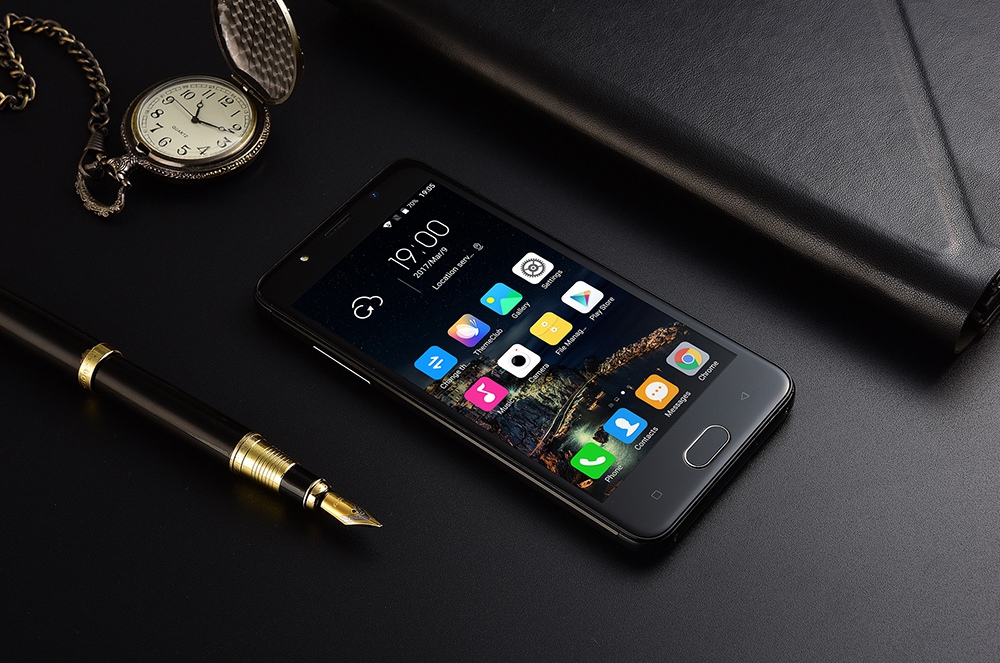 [HK Stock]Gretel A9 5.0 Inch 4G LTE Smartphone HD Screen 2GB RAM 16GB ROM 13.0MP Cam MT6737 Quad Core Android 7.0 Touch ID Full Metal Body - Black