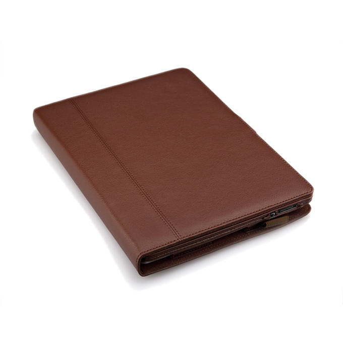 Leather Case With Bluetooth Keyboard For iPad 3 & iPad 2 - Brown