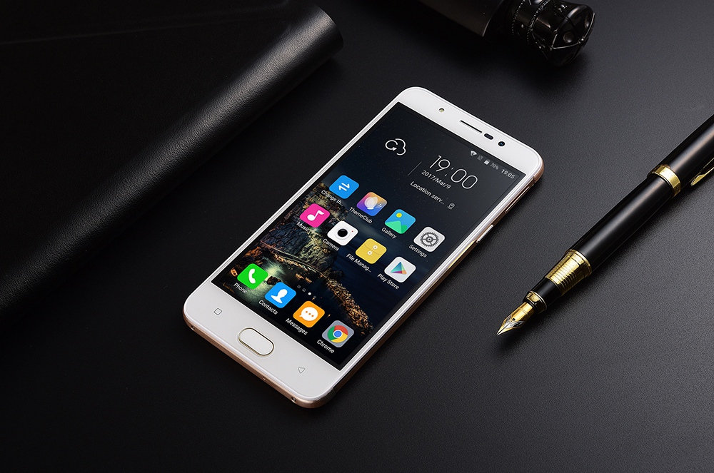 [HK Stock]Gretel A9 5.0 Inch 4G LTE Smartphone HD Screen 2GB RAM 16GB ROM 13.0MP Cam MT6737 Quad Core Android 7.0 Touch ID Full Metal Body - Gold
