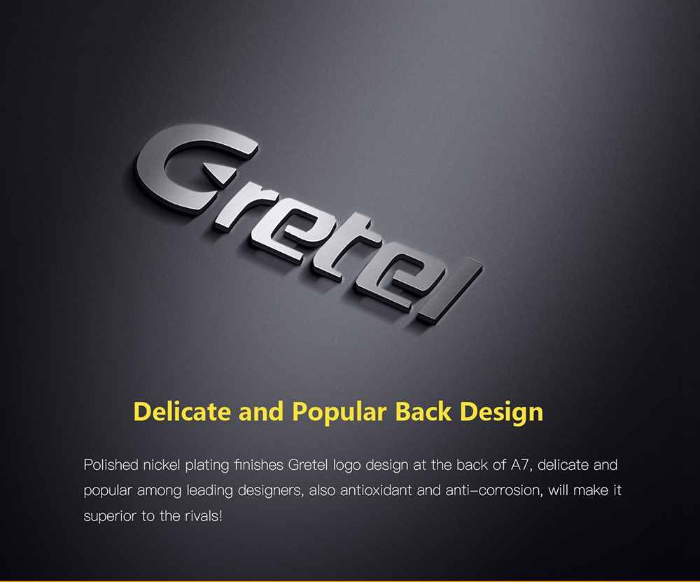 [HK Stock]Gretel A7 4.7 Inch Smartphone Corning Gorilla Glass Screen MT6580A Quad Core Android 6.0 16GB ROM 8.0MP Cam 2000mAh - Black