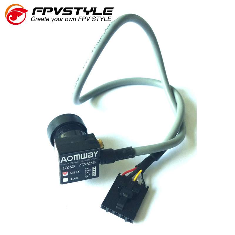Aomway CMOS 600TVL Mini FPV Camera 1/3'' CMOS - NTSC