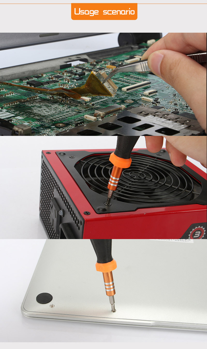 Jakemy JM-8104 29 in 1 Screwdriver Set Multi-function Repair Tool - Orange