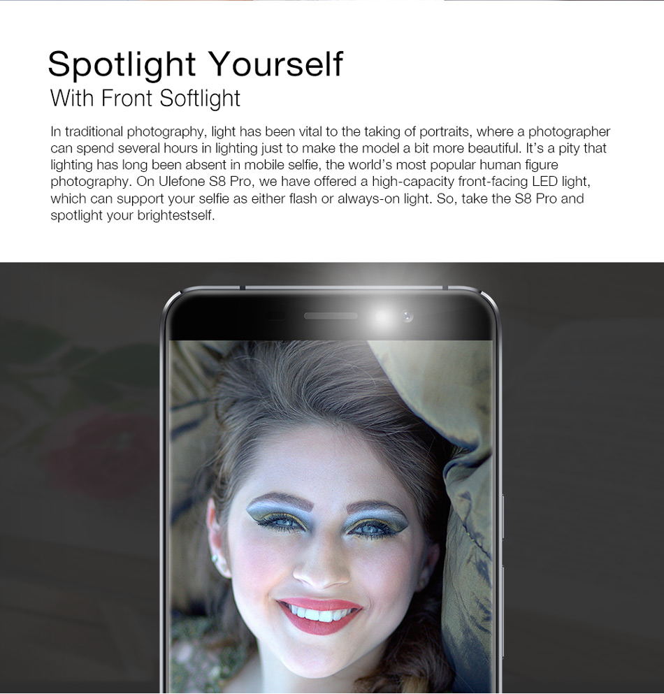 [HK Stock]Ulefone S8 Pro 5.3 Inch HD 2.5D Screen Smartphone 2GB RAM 16GB ROM MT6737 Quad Core 13.0MP  Cam Android 7.0 Touch ID 3000mAh TPU Bumper Case - Gold