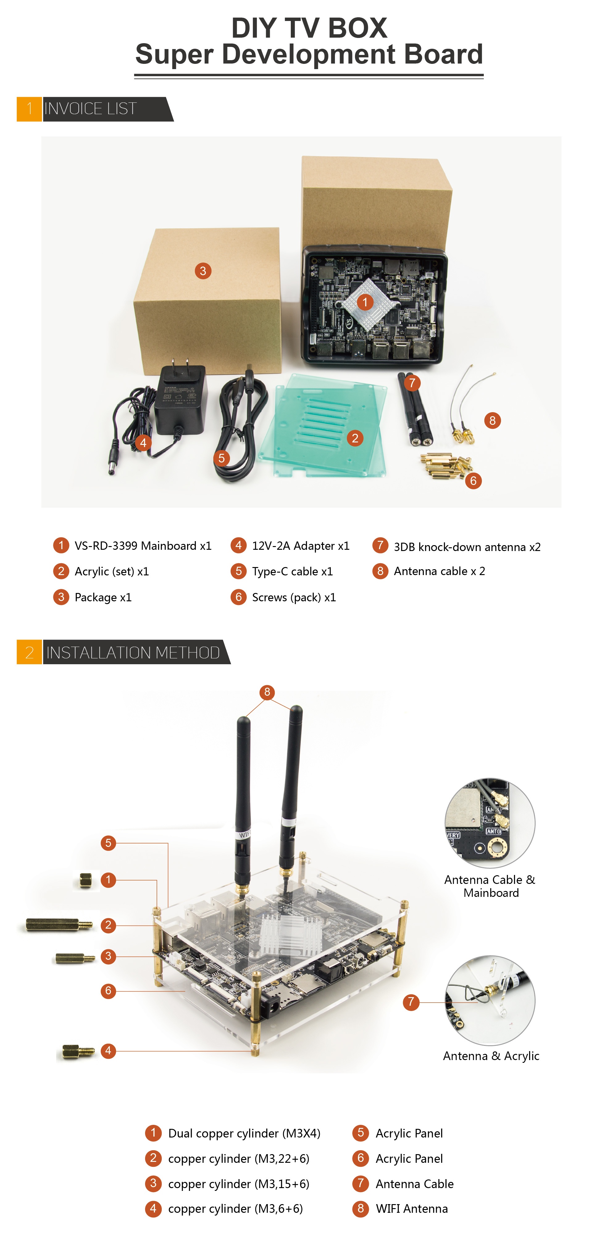 DIY BOX Super Development Board RK3399 Mali-T864 4K 10 Bit VP9 4GB/32GB Android 7.1