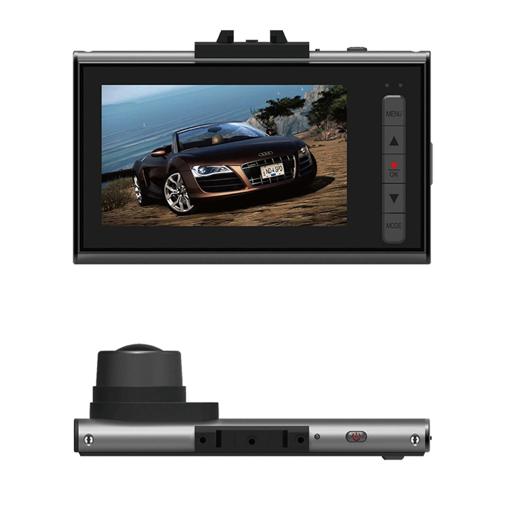 PAPAGO F10 2.7'' LCD Screen Car DVR 1080P Dash Cam with 140 Degree Wide Angle G-Sensor Loop Recording - Black