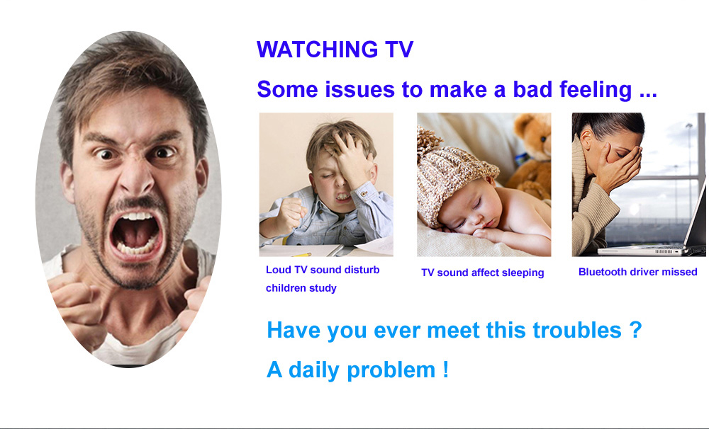 B5 Wireless Bluetooth Audio Transmitter ASR8670 Chip Noise Cancellation - Black