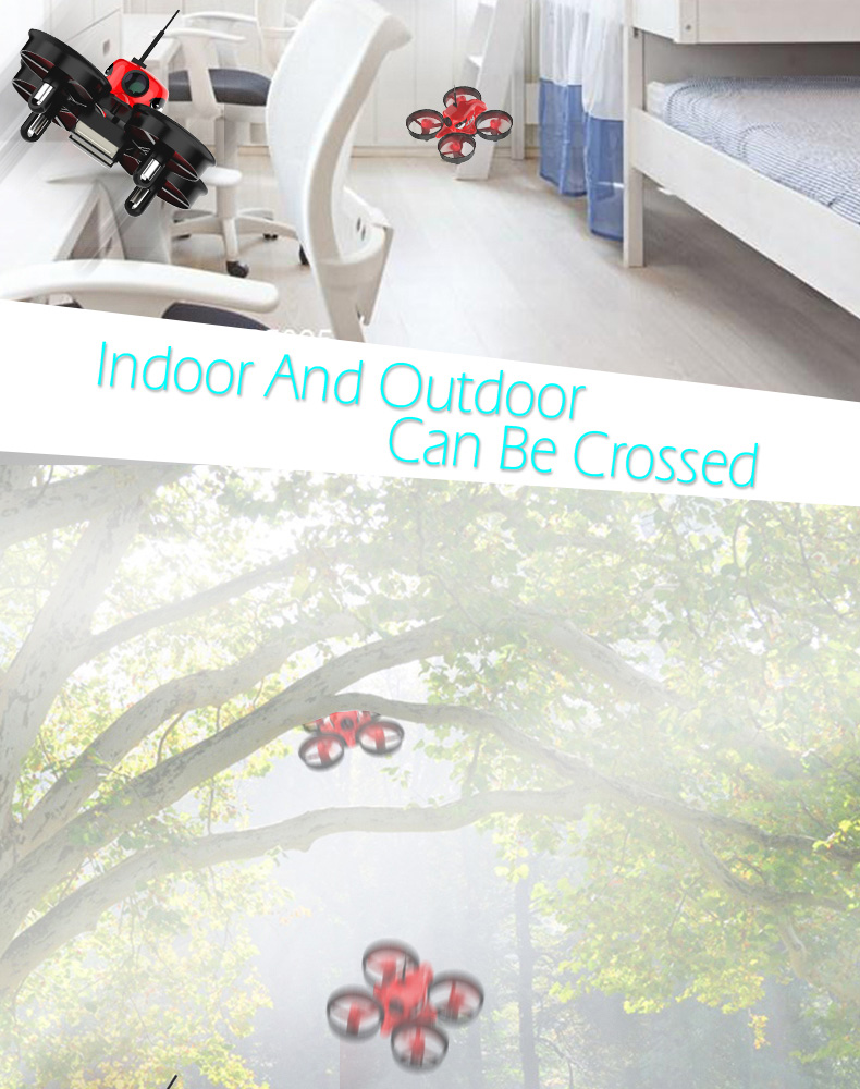 REDPAWZ R011 5.8G 40CH Micro FPV Racing Drone with 1000TVL FOV 120 Degree Wide-angle Camera 3 Inch VR-D1 Goggles - RTF