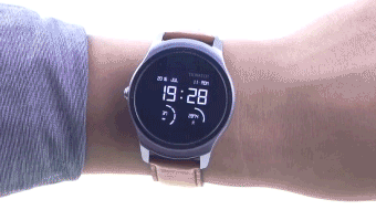 Ticwatch 2 Smartwatch MTK2601 Bluetooth 512M RAM 4G ROM Built-in GPS Strava Google Fit Compatible with iOS Android - Oak