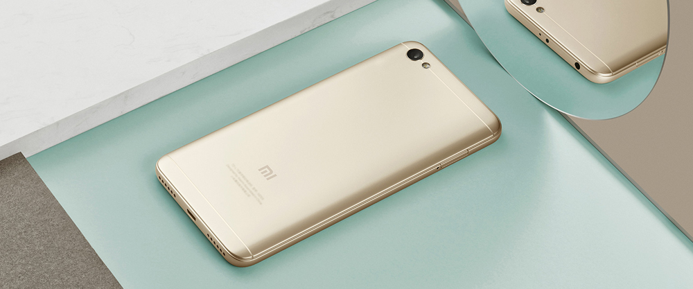 Xiaomi Redmi Note 5A 5.5 Inch 4G LTE Smartphone 2GB 16GB 13.0MP Cam Qualcomm Snapdragon 425 Quad Core Android 7.1 IR Remote Control VoLTE - Rose Gold