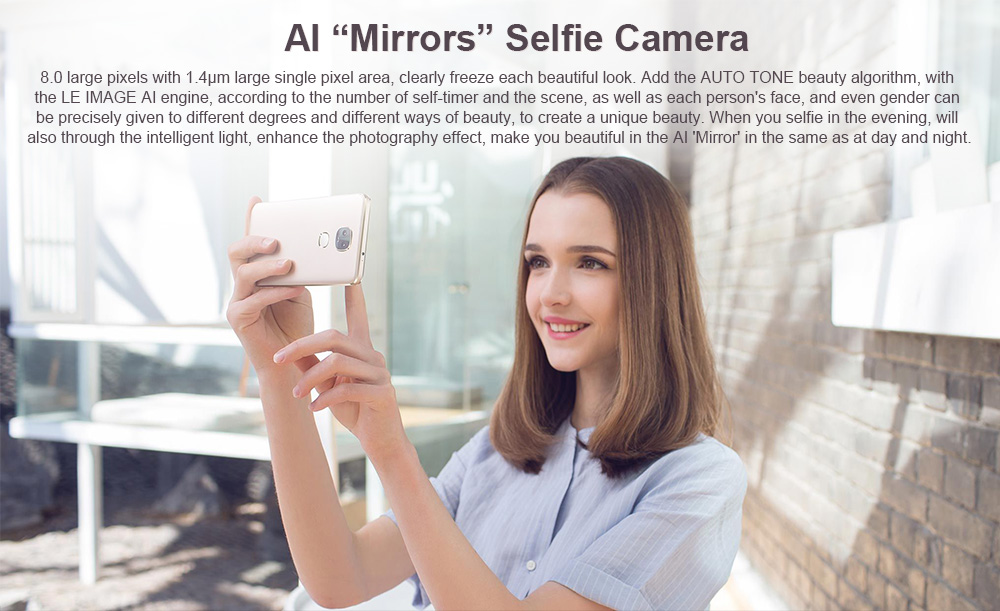 [HK Stock]LeTV LeEco Le Pro 3 AI Edition X651 13.0MP+13.0MP Dual Rear Camera 5.5 Inch 4G LTE Smartphone MT6797D Deca Core 4GB 32GB Android 6.0 Fast Charge 4000mAh - Black