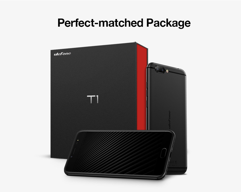 [HK Stock][Global Version]Ulefone T1 5.5 Inch 4G LTE Smartphone Helio P25 Octa Core 2.6Ghz  6GB 64GB 16.0MP Dual Rear Cam Android 7.0 Type-C NXP HiFi Audio - Red