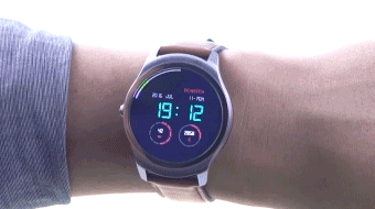 Ticwatch 2 Smartwatch MTK2601 Bluetooth 512M RAM 4G ROM Built-in GPS Strava Google Fit Compatible with iOS Android - Snow