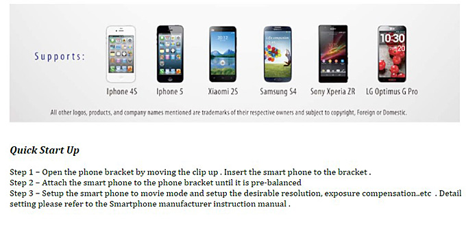 Steady Mobi Handheld Gimbal for Smartphone