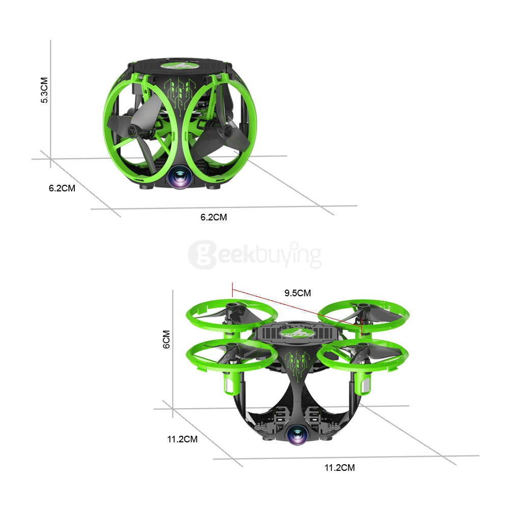 FQ777 FQ26 Miracle WIFI FPV RC Quadcopter with Foldable Arm Wide-angle Camera Altitude Hold Mode - BNF Version