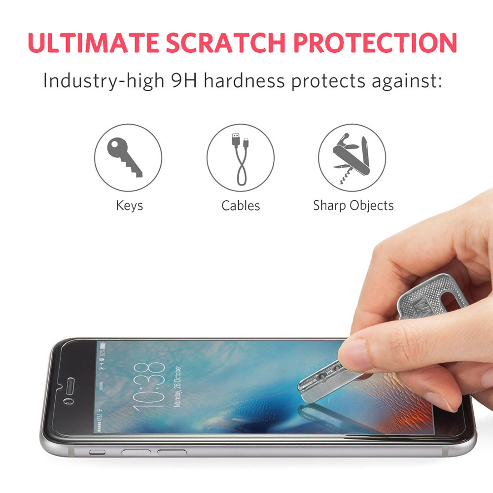 Black Xiaomi Mi 5X Tempered Glass ENKAY Hat-Prince 0.26 mm 2.5D Explosion-proof Membrane Glass Film