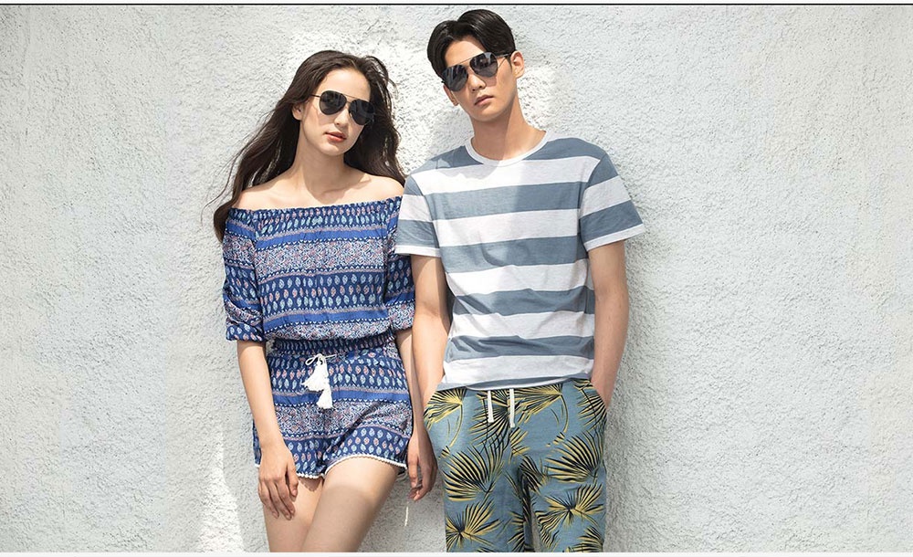 Xiaomi Mjijia TS Unisex Polarized Sunglasses Classic Aviator Sunglasses for Men Women UV 400 - Black