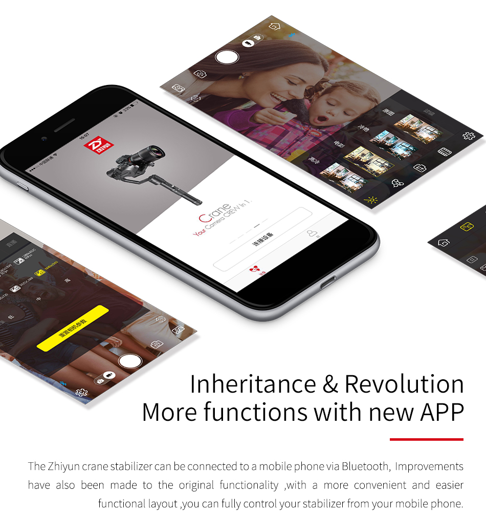 Zhiyun CRANE 3-Axis Handheld Camera Gimbal for Mirrorless DSLR Camera