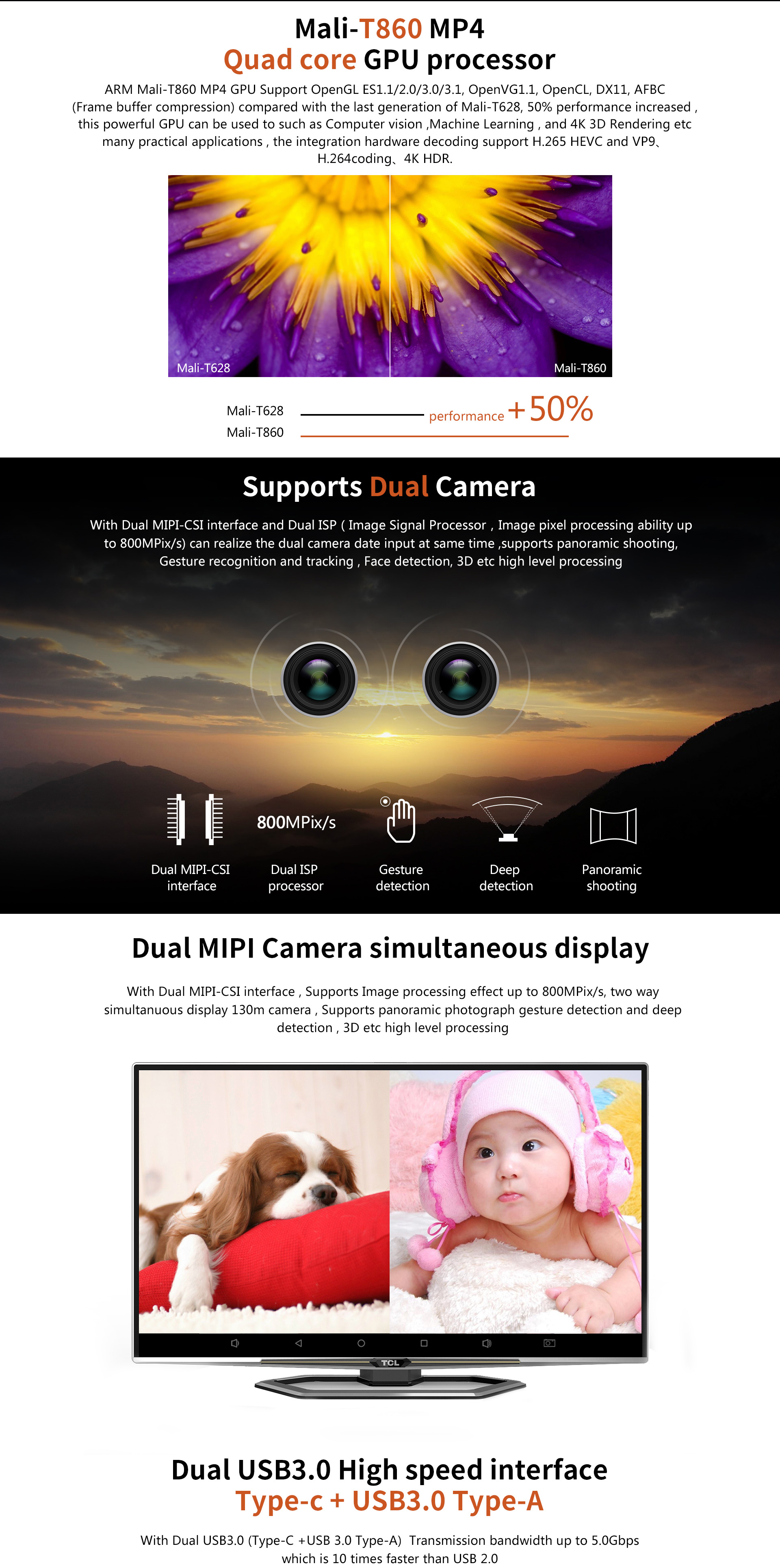 DIY BOX Super Development Board RK3399 Mali-T864 4K 10 Bit VP9 4GB/32GB Android 7.1