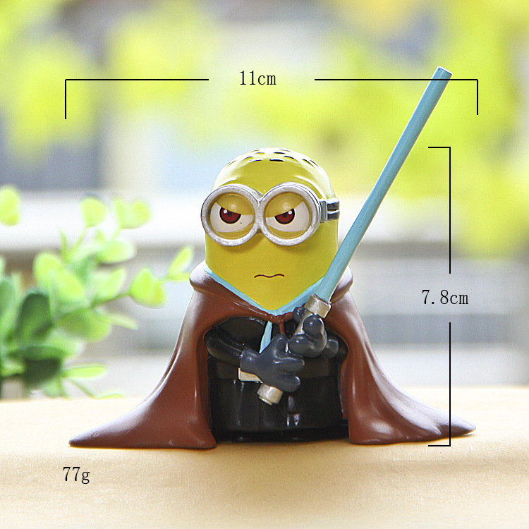 4PCS Star Wars Minions Action Figures Toys