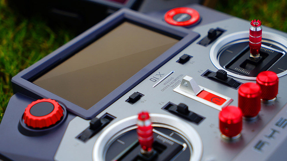 FrSky Horus X10 16 Channels Transmitter Built-In GPS Module Mode 2 - Silver