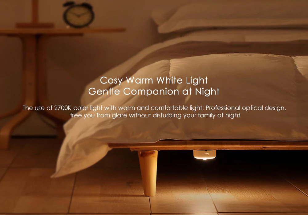 Xiaomi Yeelight Motion Sensor Night Light Body Motion IR Sensor Magnetic USB Rechargeable LED Light -White