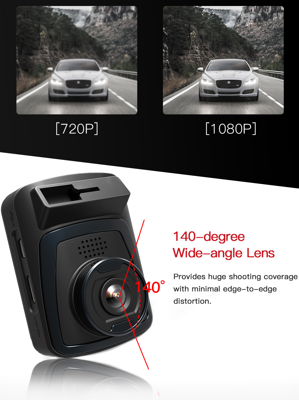 PAPAGO Gosafe 130 1080P Car DVR 2.0