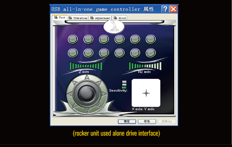 PXN-2119II Flight Game Controller Simulation Game Rocker Dual Motor Vibration - Black