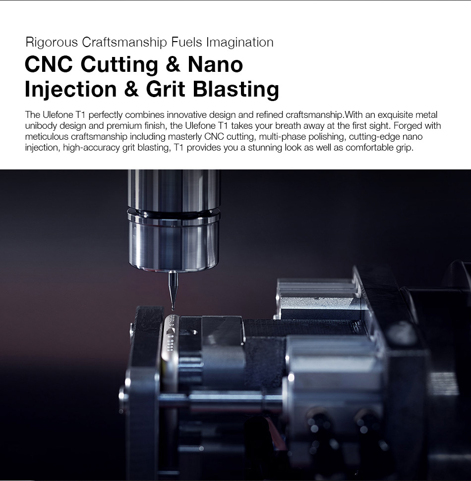 [HK Stock][Global Version]Ulefone T1 5.5 Inch 4G LTE Smartphone Helio P25 Octa Core 2.6Ghz  6GB 64GB 16.0MP Dual Rear Cam Android 7.0 Type-C NXP HiFi Audio - Black