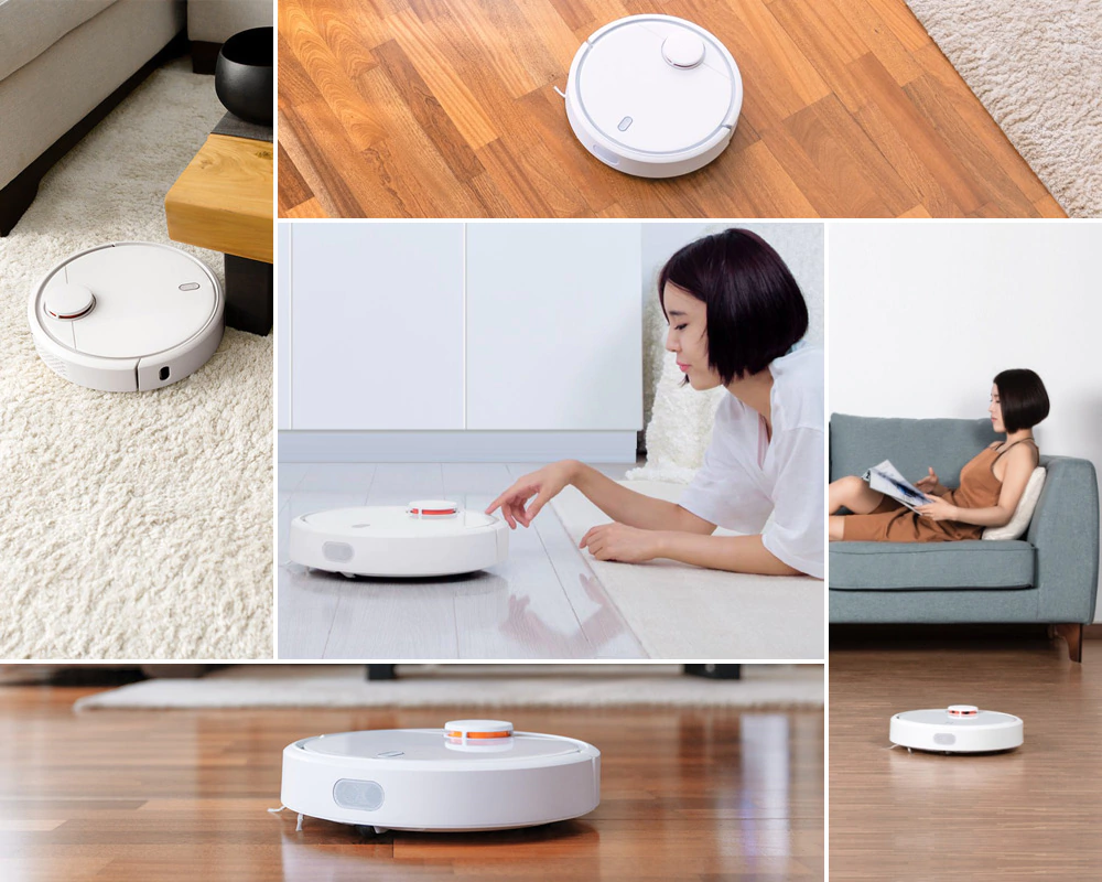 [Package B]Xiaomi Mi Robot Vacuum Cleaner Robot + 2 x Side Brushes + 2 x Cleaner Filter + 1 x Rolling Brush + 1 x Virtual Wall