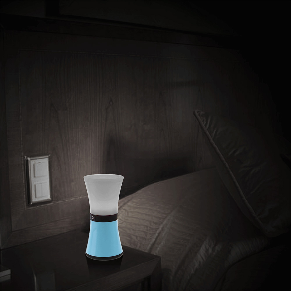 S6 LED Campsite Light Touch Sensor Night Light USB Rechargeable Portable Lamp -White