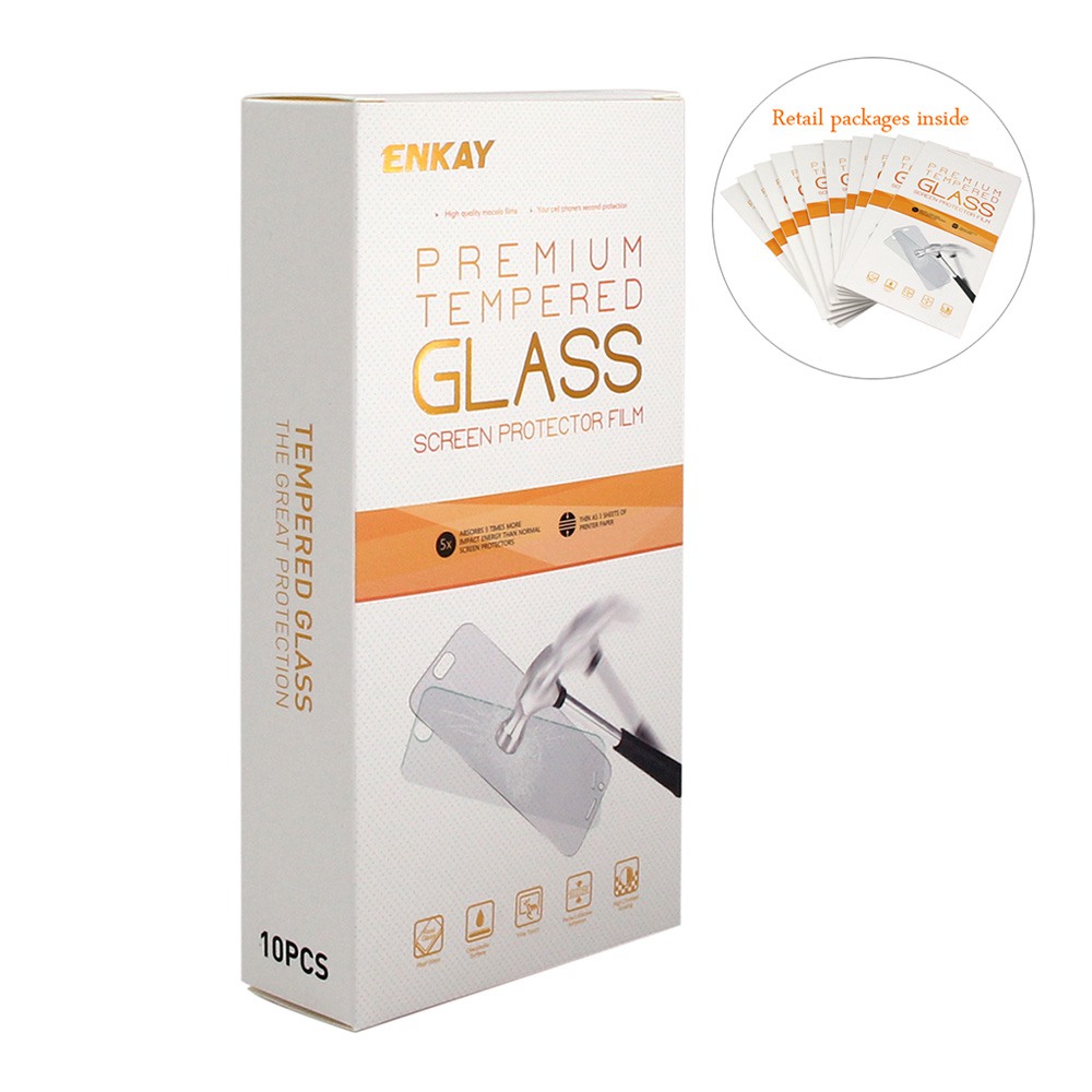 Black Xiaomi Mi 5X Tempered Glass ENKAY Hat-Prince 0.26 mm 2.5D Explosion-proof Membrane Glass Film