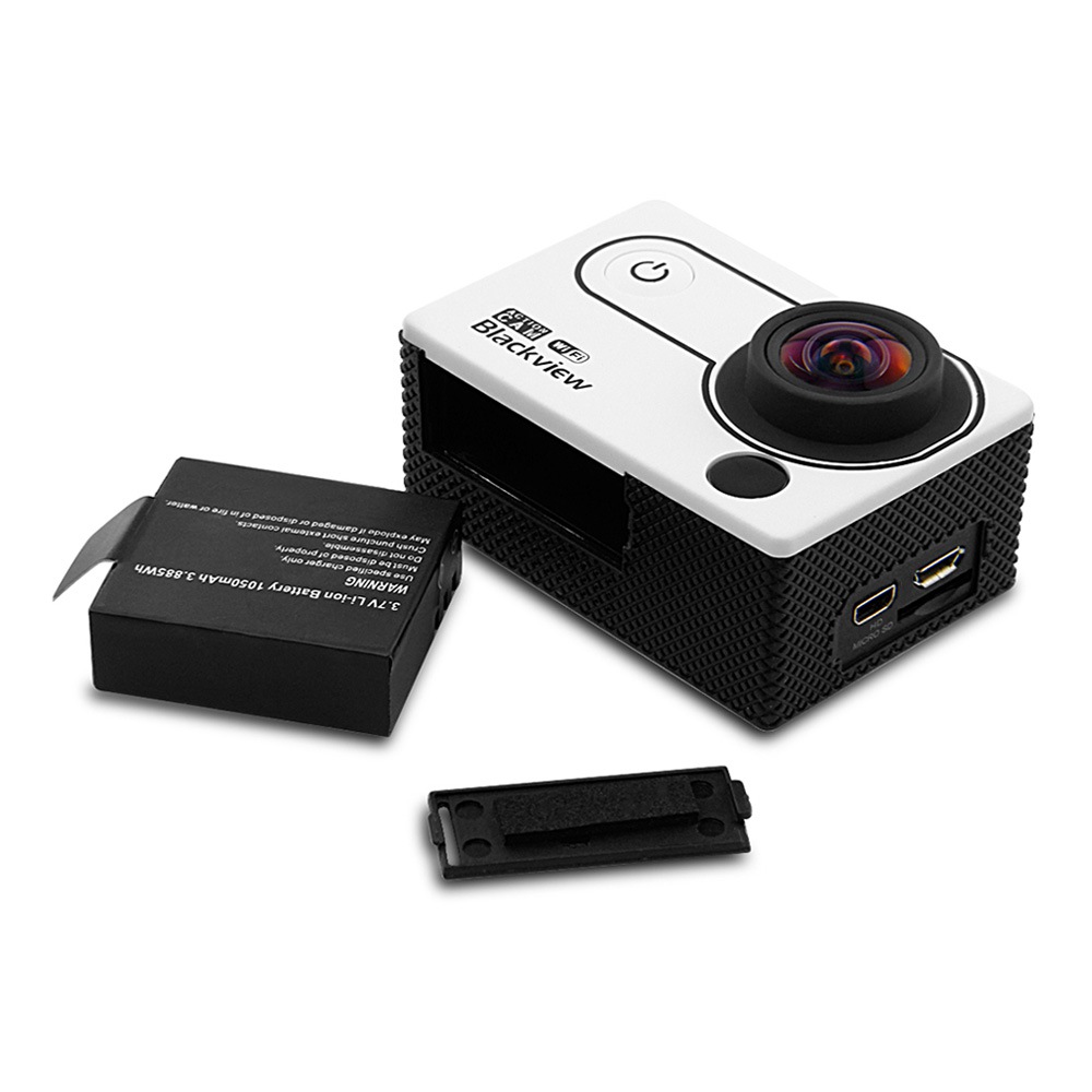 Blackview DV800A Ambarella A7LA50 OV4689 1.5 Inch LCD Action Camera 1080P 60fps IPX8 Waterproof 170 Degree Wide Angle Camcorder - White