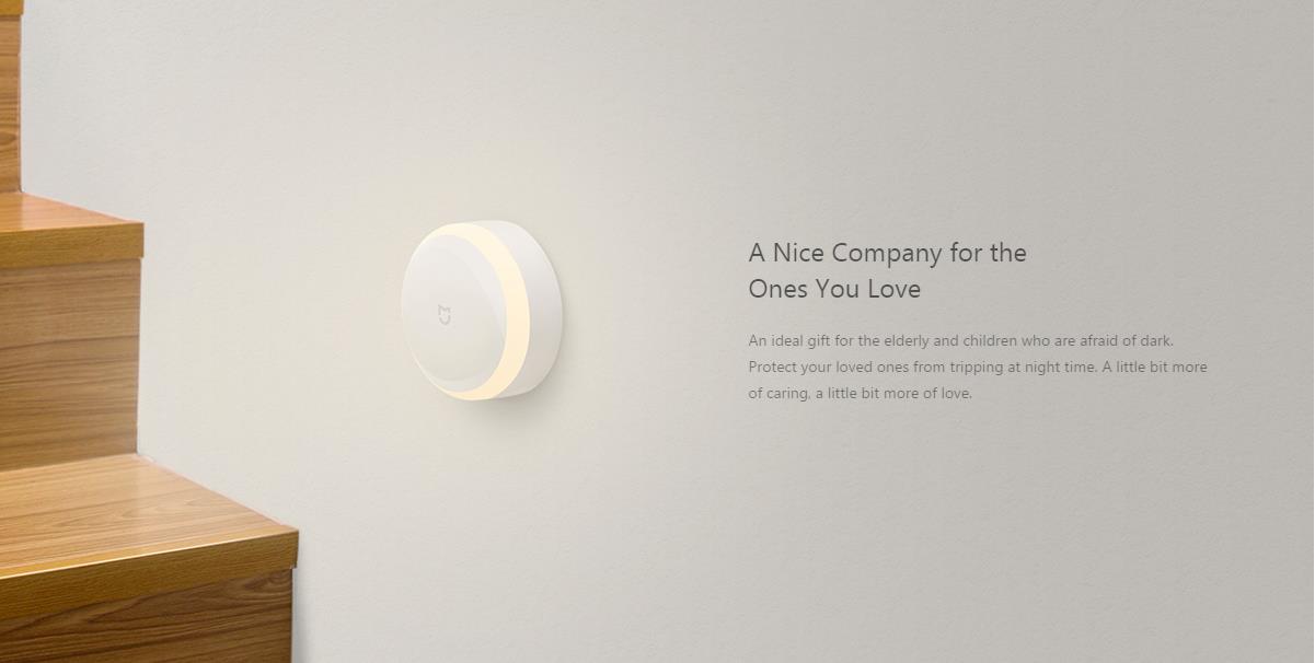 Xiaomi Mijia Smart Night Light IR Sensor Photosensitive Light -White