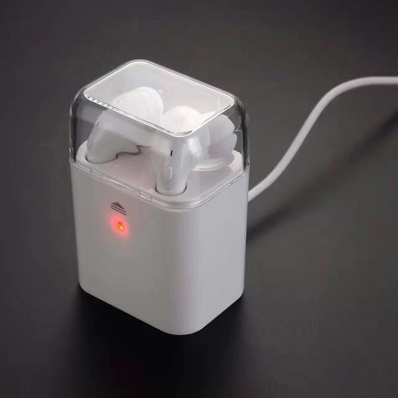 FUN7 Bluetooth Headphone Twins Bluetooth Stereo Earbuds with Charging Box Noise Cancelling - Black