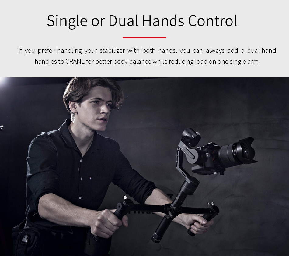 Zhiyun CRANE 3-Axis Handheld Camera Gimbal for Mirrorless DSLR Camera