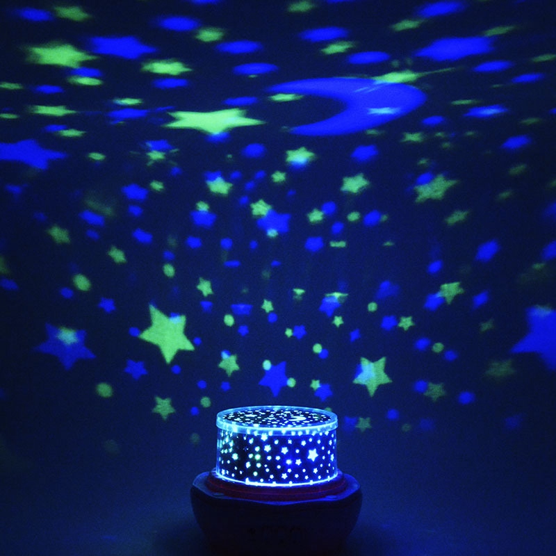 Starry Projection Light USB Chargeable LED Light Night Light -Pink