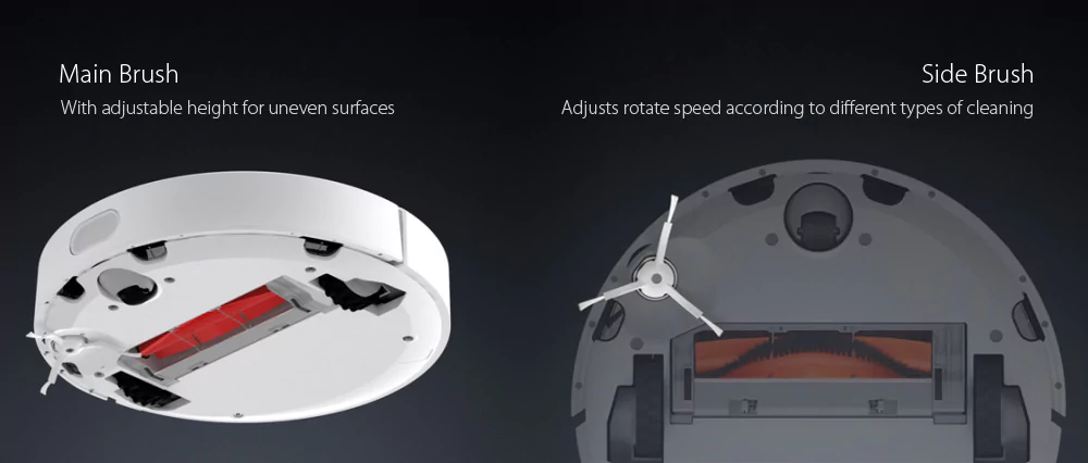 [Package B]Xiaomi Mi Robot Vacuum Cleaner Robot + 2 x Side Brushes + 2 x Cleaner Filter + 1 x Rolling Brush + 1 x Virtual Wall