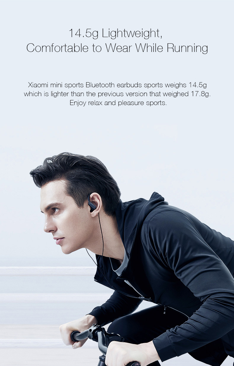 Original Xiaomi Bluetooth Music Sport Earbuds Mini Version - Black