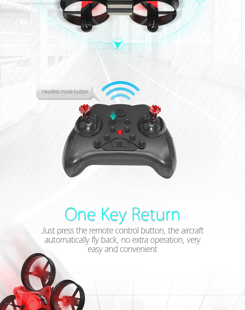 REDPAWZ R011 5.8G 40CH Micro FPV Racing Drone with 1000TVL FOV 120 Degree Wide-angle Camera 3 Inch VR-D1 Goggles - RTF