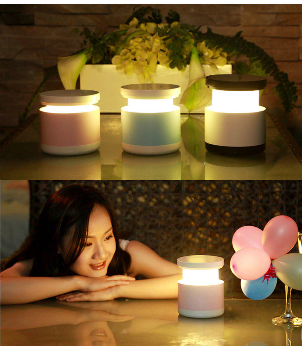 LED Night Light USB Telescopic Lamp Reading Light Decoration Light -Blue