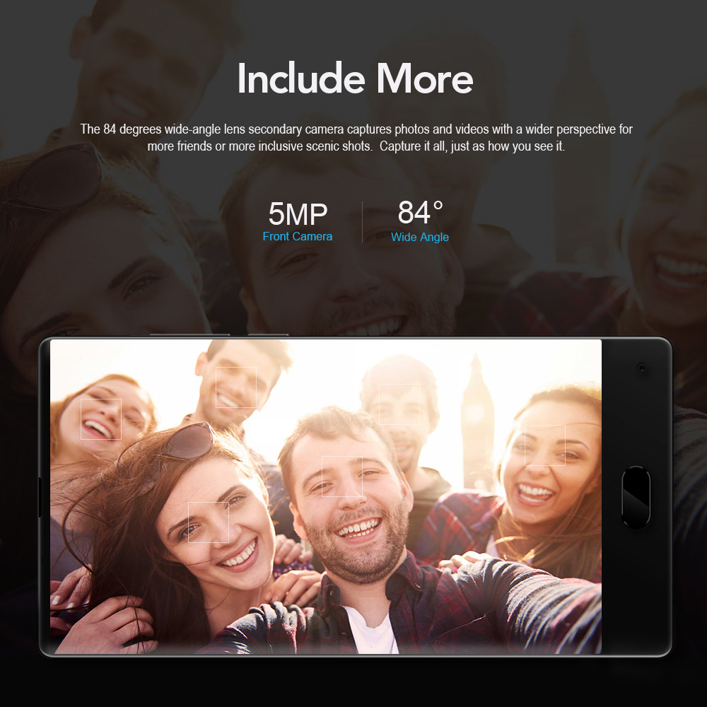 MAZE ALPHA 6.0 Inch 4G LTE Smartphone FHD 6GB 64GB Dual Rear Camera Helio P25 Octa Core 13.0MP Touch ID - Black
