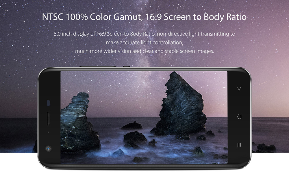 [HK Stock]Blackview A7 Pro 5.0 Inch Smartphone HD Screen Dual Rear Camera 2GB 16GB MT6737 Quad Core Android 7.0 Touch ID - Blue