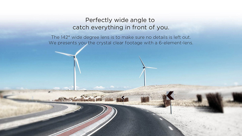 AutoBot G NTK96658 Sony IMX323 1.5 Inches LCD Car DVR FHD 1080P Wifi 142 Degrees Wide Angle Dashcam G-Sensor Night Vision Car Video Recorder - Silver