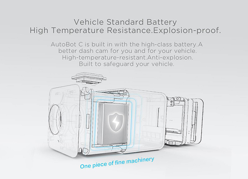 AutoBot G NTK96658 Sony IMX323 1.5 Inches LCD Car DVR FHD 1080P Wifi 142 Degrees Wide Angle Dashcam G-Sensor Night Vision Car Video Recorder - Silver