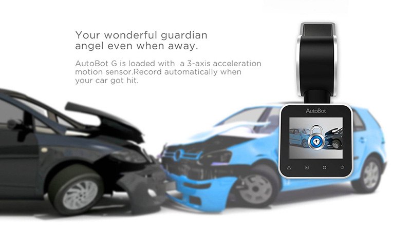 AutoBot G NTK96658 Sony IMX323 1.5 Inches LCD Car DVR FHD 1080P Wifi 142 Degrees Wide Angle Dashcam G-Sensor Night Vision Car Video Recorder - Silver